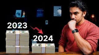 Why I am Earning Less in 2024 and Still Happy About It!