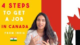 How to Get a Job in Canada from India: a step by step guide