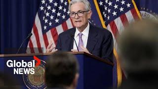 US Fed cuts interest rates by 0.25% with jobs, inflation risks "roughly in balance" | FULL