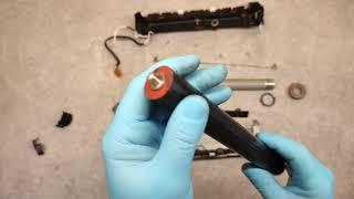 HOW TO REPLACE UPPER FUSER ROLLER AND LOWER PRESSURE ROLLER ON XPRESS M2875, M2675, FUSER REPAIR