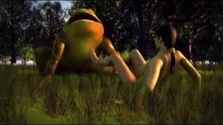 CRAZY big FROG EAT WOMAN ‍️