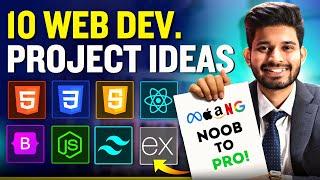 10 Web Development Project Ideas for 2024 (Beginners to Advanced) | Web Dev Projects for Resume