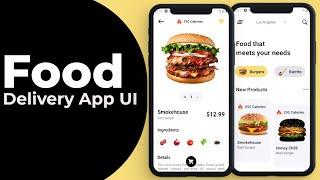  React Native Tutorial - Food Delivery App UI - Speed Code | DeCode