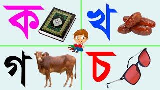 বাংলা ব্যঞ্জনবর্ণ | Bangla Banjonborno | ক খ গ ঘ ঙ | Bangla Alphabet Kids