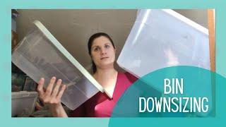 Declutter Quickly with Bin Downsizing!