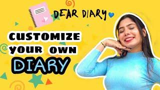 Is it possible ? customize your own diary cover  it is super fun.  diary craft ...#youtube