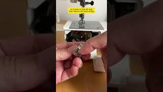 How to correctly thread a sewing machine to avoid thread jams