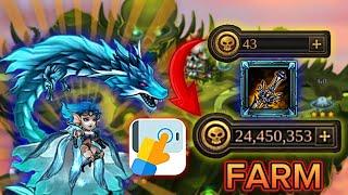  TUTORIAL FARM COINS WITH THETIS 🪙|| AutoClik || EPIC HEROES WAR || RUSMAN #divmob #epicheroeswar