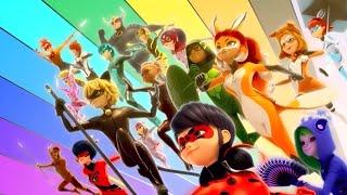 MIRACULOUS LADYBUG | ALL TRANSFORMATIONS (SEASON 1-5 + MLB World) • ENG DUB