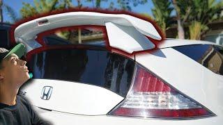 HONDA CR-Z gets MUGEN WING INSTALLED for its FIRST MOD!