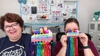 Bridget goes on a soapbox about back stitch: Flosstube 52