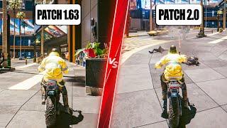 Cyberpunk 2077 1.63 vs 2.0 Patch - Direct Comparison! Attention to Detail & Graphics! ULTRA 4K