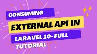 Consuming External api in Laravel