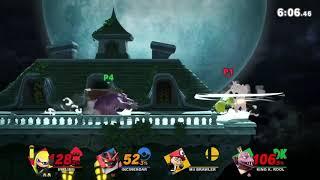 Sonicadam2 Plays Smash Ultimate #68 Inkling(TC) vs Incineroar(SA2) vs Brawler(PP) vs K. K. Rool(DL)