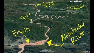 Why did Helene flood the Nolichucky River so badly (and the Cane River and Toe River)?