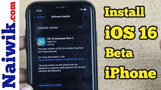 How to install iOS 16 Beta on iPhone ( without Developer Account )