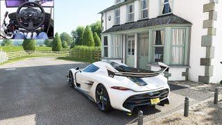 1600HP Koenigsegg Jesko - Forza Horizon 4 | Thrustmaster T300RS gameplay