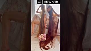  Double Rapunzel! Twice the Floor-Length Hair Magic!  #hairstyle #langehaare #hair