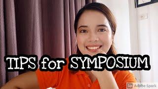 TIPS FOR SYMPOSIUM