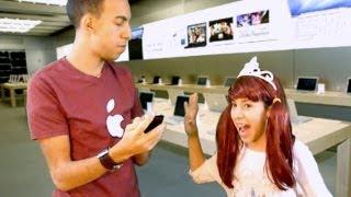 The Skorys get a job at the Apple Store