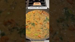 Ginisang monggo with chicharon  #food #cooking #recipe #shorts