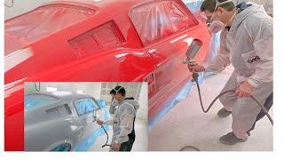 Part 8 -  Pro Shot GT-500 Shelby Mustang Painted Base Coat Clear Coat