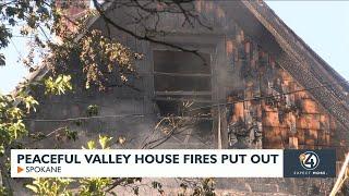 Peaceful Valley homes catch fire