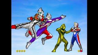 【MUGEN】Ultraman Tiga & Ultraman Dyna vs Evil Tiga & Fake Dyna