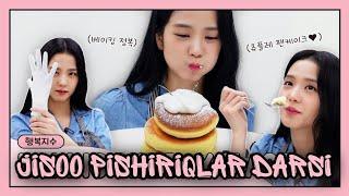 BLACKPINK UZB SUB | Jisoo bilan pancake pishiramiz | BLACKPINK o'zbek tilida