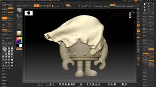 ZBrush 2021 Cloth Dynamic First Try