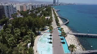 Limassol Molos 2022. Drone flight