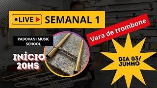 LIVE SEMANAL LUTHIER DE METAIS - LIVE 1 - Vara de trombone