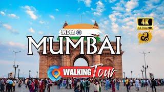 Exploring Mumbai [India ] 4K Walking Tour | CSM Terminus to Gateway Of India