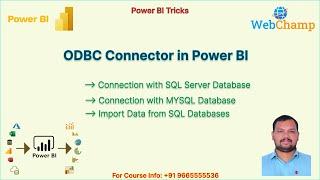 PBI 2.3: Power BI connects to Database using ODBC (Open Database Connection) || MYSQL || SQL Server