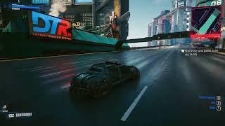 Cyberpunk 2077 24 car police chase