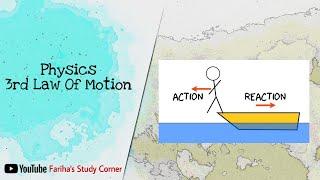 3rd Law Of Motion Class 9th Unit # 3  Physics