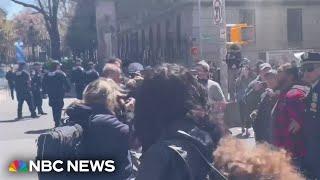 Dozens of pro-Palestinian protesters arrested at Yale