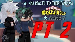 MHA reacts to their fandom! (PT 2) #fypageシfollow #gacha #mha #bnhaau #gachalife2 #mhacommunity