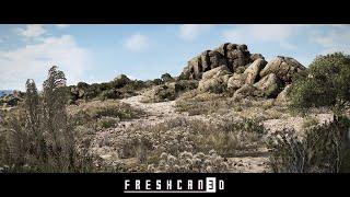 Shrubland Environment in Unreal Engine 4