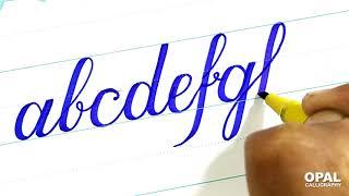 Easy to learn English calligraphy with cut marker 605