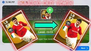 MAXING OUT THE NEW DENIS IRWIN LEGEND CARD | PES 21 MOBILE