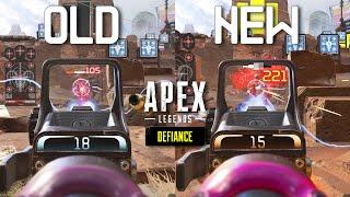 All Weapons Before vs After - Apex Legends Season 12 Defiance