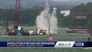 Demolition begins on Elizabeth Lock and Dam