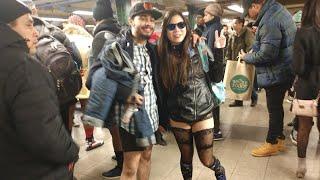 Video Footage of No Pants Subway Ride 2019