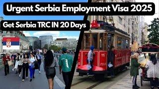 Serbia Visa Today Update,Serbia Work Permit Visa 2025,Serbia Jobs,Serbia Work Permit 2024 New Update