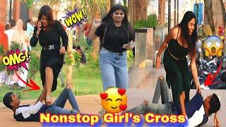 Nonstop Girl's Cross Me With Their Shoes || Ketan K Prank