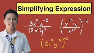 Simplifying Expressions using Laws of Exponents - Rules of Exponents