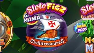 Slotomania. GAME MANIA, 30 free spins. Max bet 1.6Q #CivilitrasureS