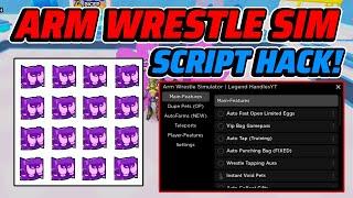 Arm Wrestle Simulator Script GUI / Hack (DUPE, INFINITE WIN, AND MORE) *PASTEBIN*