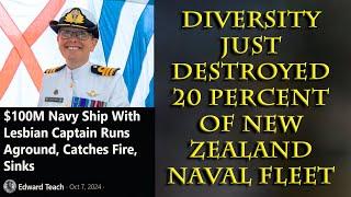 Diversity hire crashed a $100M Navy survey vessel, while...doing a survey.